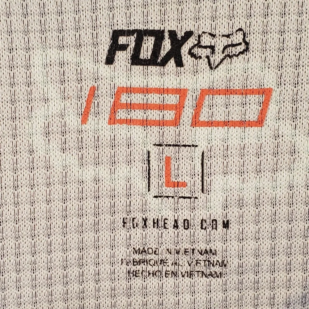 Fox Racing 180 Vicious Motocross Jersey Mens Large Blue Red Graphic Long Sleeve - Picture 3 of 10